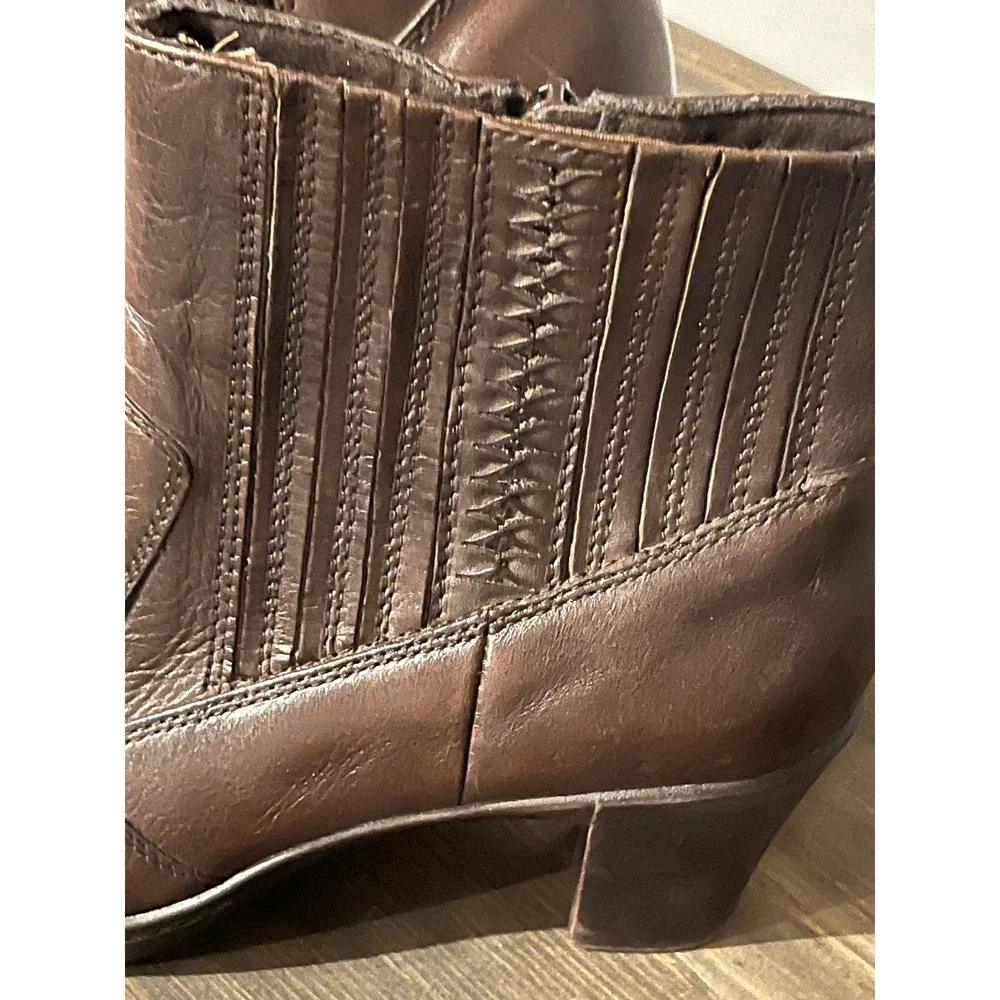 Clarks‎ Bendables Brown Leather Ankle Boot